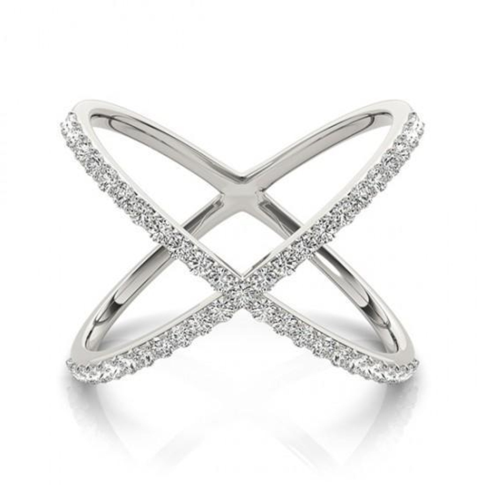 Open Criss Cross Ring - Nuha Jewelers